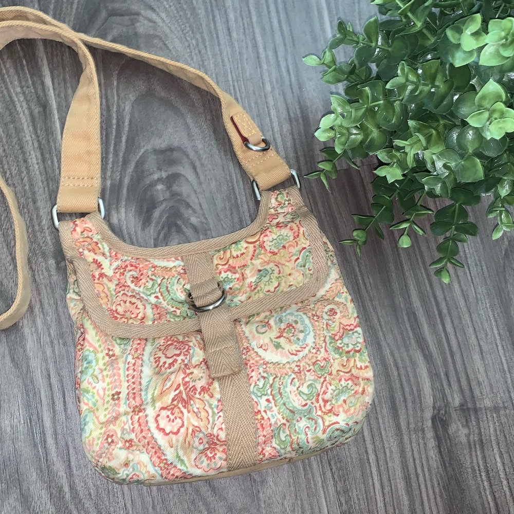 Fossil Boho Crossbody Paisley Bag